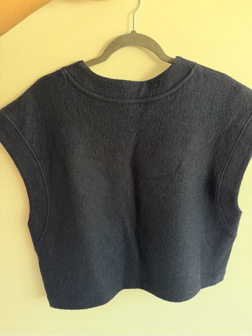 Massimo Dutti felt vest navy - Picture 4 of 5